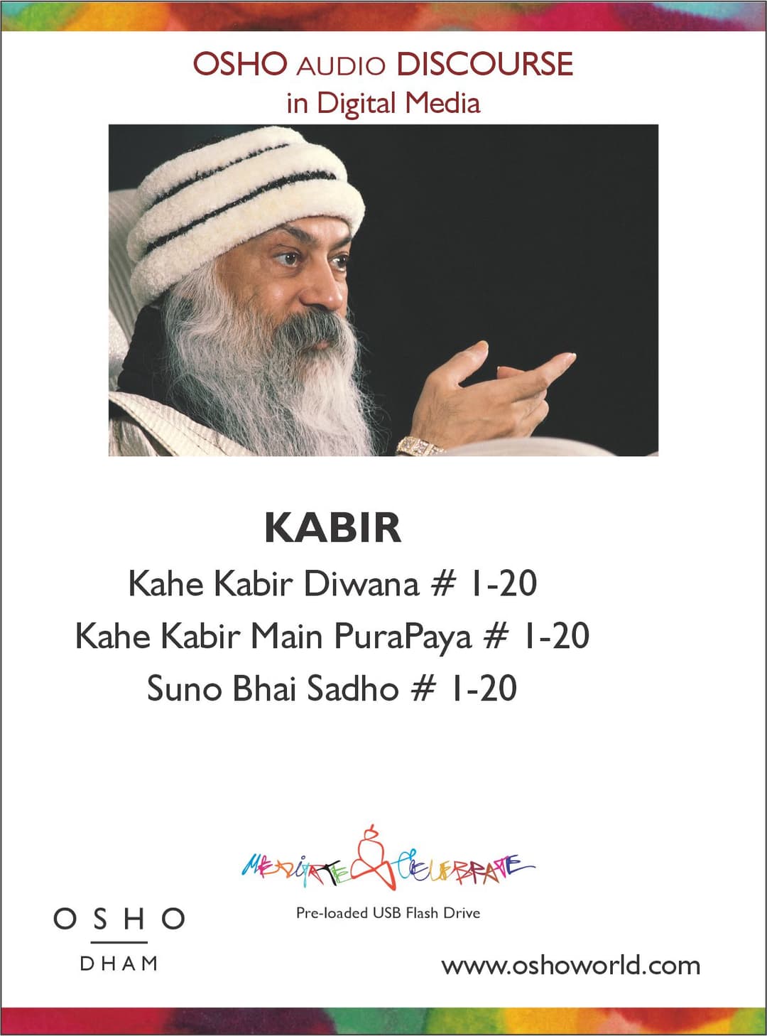 Osho on Kabir hindi audio Discourse in Pendrive